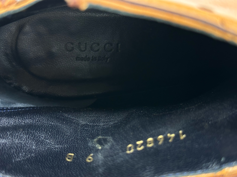 GUCCI Leather Ankle Boots Size 9 [Photo 15]