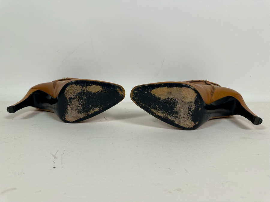 GUCCI Leather Ankle Boots Size 9 [Photo 12]