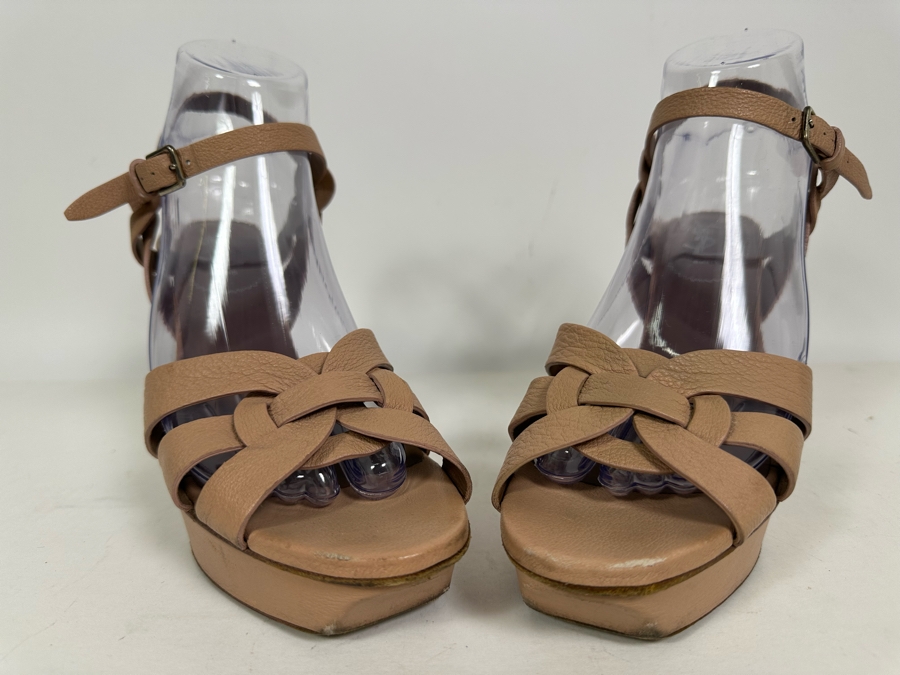 Yves Saint Laurent High Heel Shoes Size 38 1/2 US Size 8 1/2 [Photo 4]