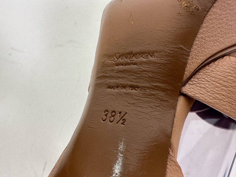 Yves Saint Laurent High Heel Shoes Size 38 1/2 US Size 8 1/2 [Photo 10]