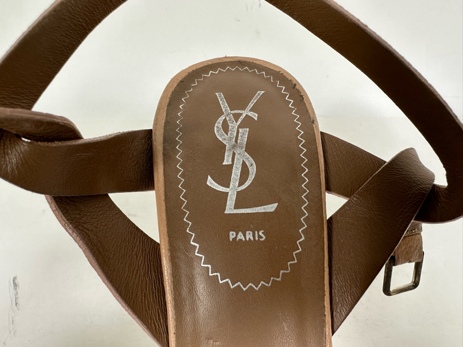 Yves Saint Laurent High Heel Shoes Size 38 1/2 US Size 8 1/2 [Photo 11]