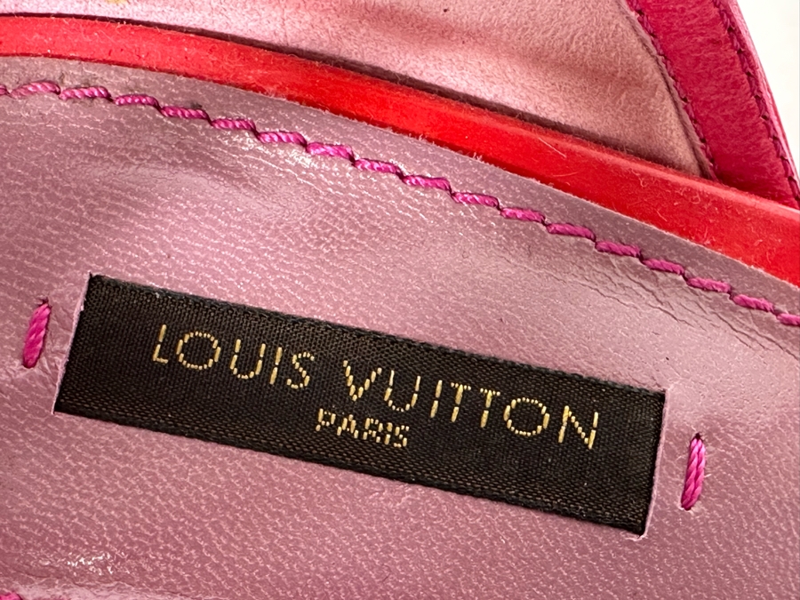 Louis Vuitton Patent Wedge Sandals Size 38 1/2 US Size 9 [Photo 14]