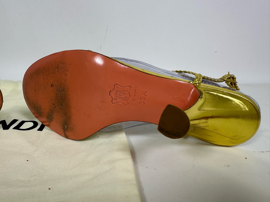 FENDI Heels 39 1/2 US Size 9 [Photo 13]