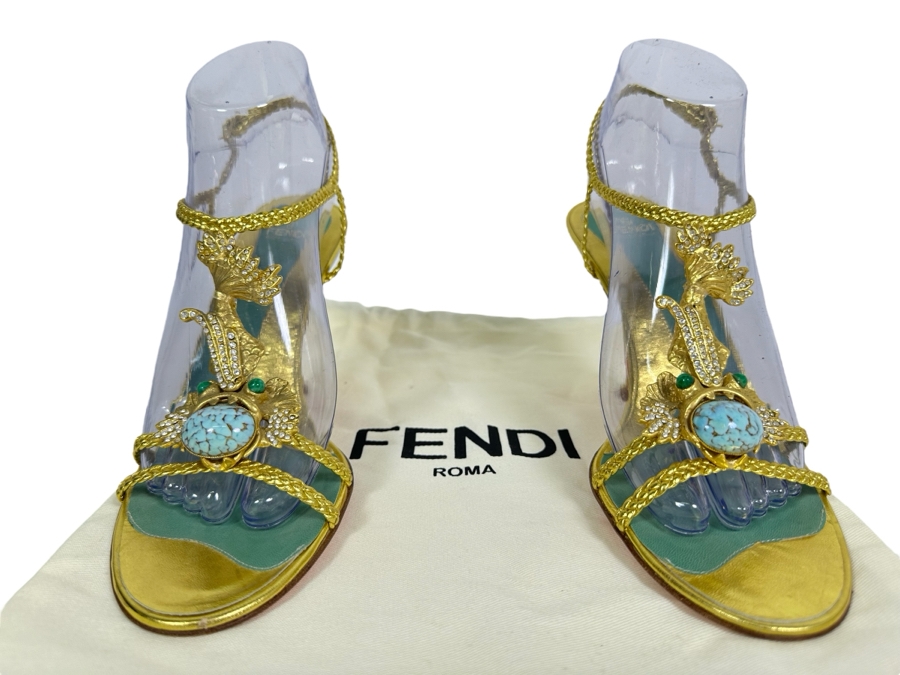 FENDI Heels 39 1/2 US Size 9