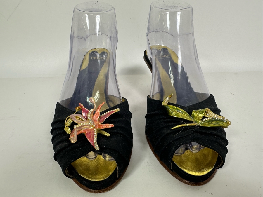 FENDI Heels 39 1/2 US Size 9 [Photo 2]