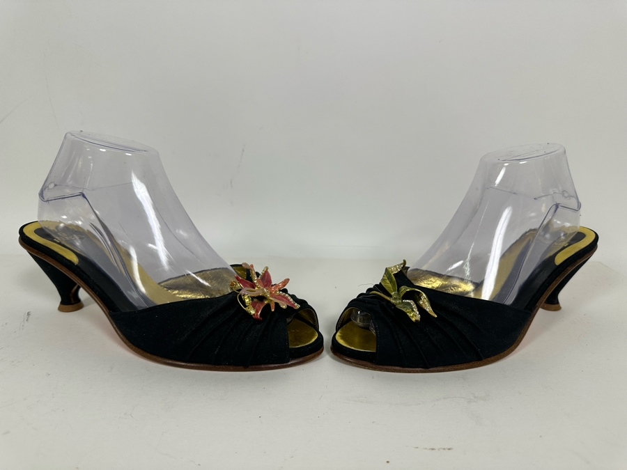 FENDI Heels 39 1/2 US Size 9 [Photo 4]
