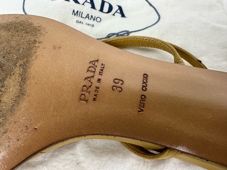 PRADA Heels 39 US Size 9 [Photo 10]