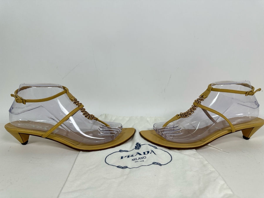 PRADA Heels 39 US Size 9 [Photo 8]