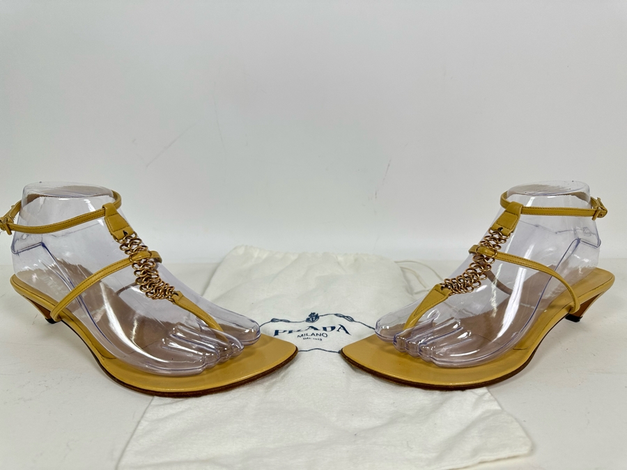 PRADA Heels 39 US Size 9 [Photo 5]