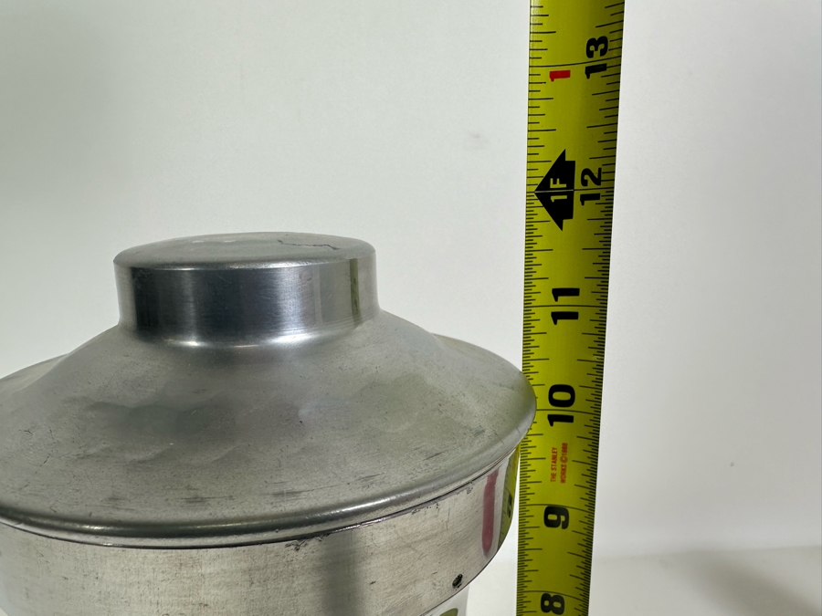 Vintage Art Deco Leumas Aluminum Cocktail Shaker 12H [Photo 10]