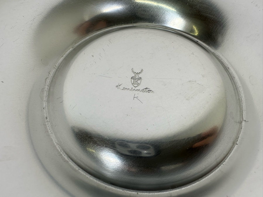 Vintage Art Deco Kensington Aluminum Bowl With Plate 7W [Photo 11]