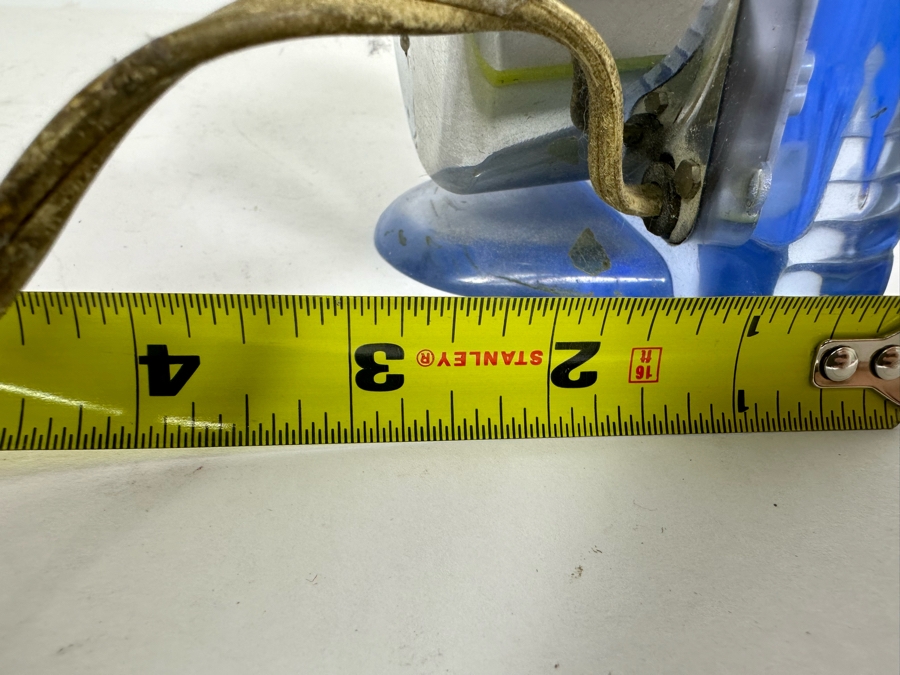 Art Deco Machine Age Blue Lucite Gilbert Electric Clock Prolon Plastics Working 4.5W X 3D X 4.5H [Photo 11]