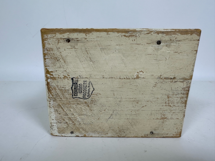 Vintage 1957 Cornwall Wood Products 'Lollipops For Good Little Boys And Girls' Wall Hanging Display Made In South Paris, Maine 6W X 4.5D X 10H [Photo 10]