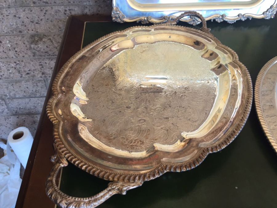 Silverplate Tray Lot [Photo 3]