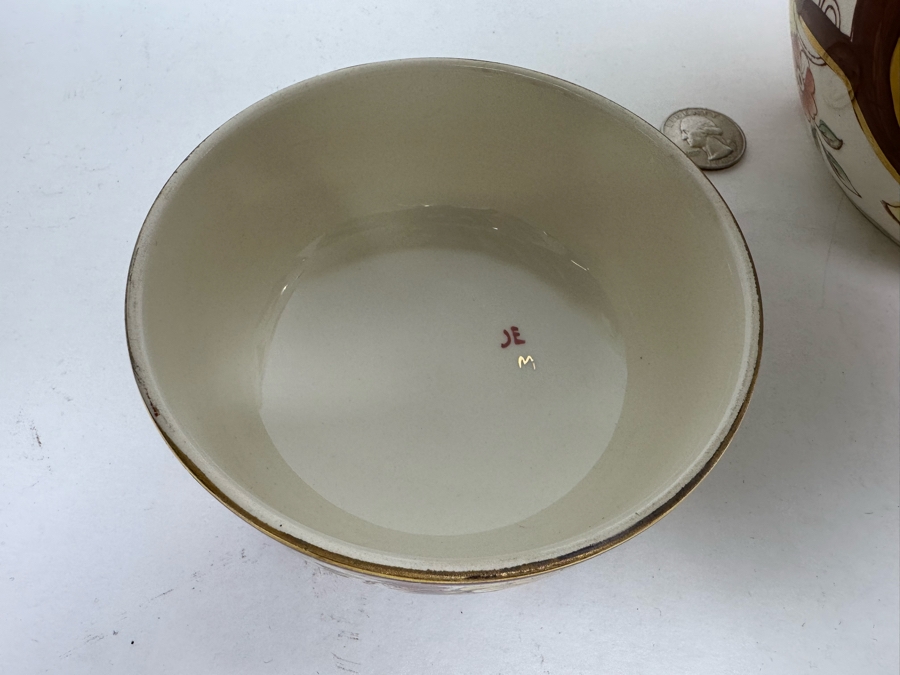 Mason's Ironstone 'Brown Velvet' Jar With Lid Made In England 7W X 9H [Photo 7]