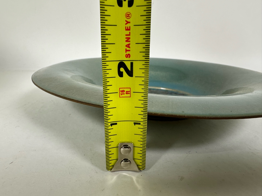 Vintage Signed Art Glass Bowl 8.5W X 1.5H [Photo 9]