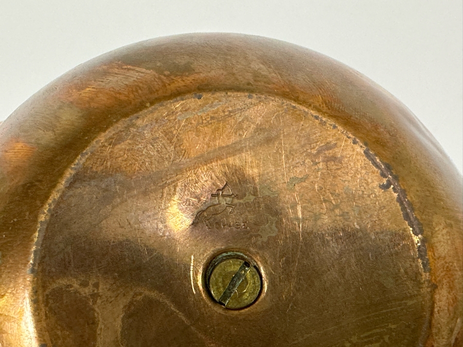 Vintage 1930s Art Deco American Modernist Copper 'Glow Lamp' Designed By Ruth And William Gerth For Chase 8H [Photo 7]