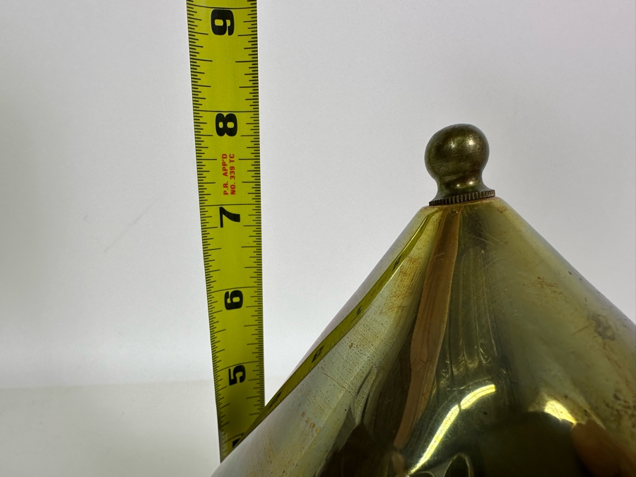 Vintage 1930s Art Deco American Modernist Copper 'Glow Lamp' Designed By Ruth And William Gerth For Chase 8H [Photo 10]