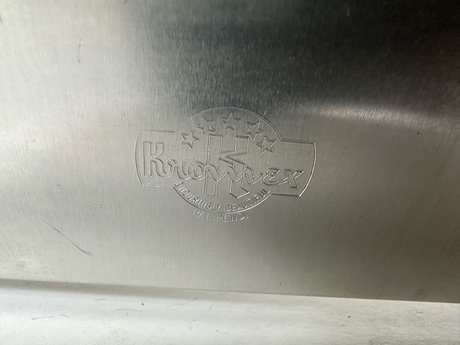 Vintage Art Deco Machine Age Aluminum Spice Jars With Rack By Kromex 10W X 5D X 5H [Photo 14]