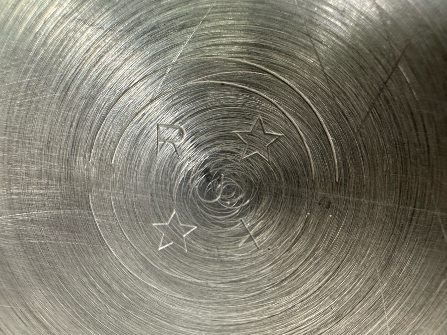 Vintage Art Deco Machine Age Aluminum Cookie Jar By RJX 7W X 8H [Photo 9]