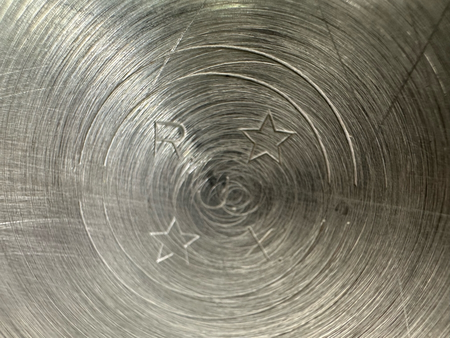 Vintage Art Deco Machine Age Aluminum Cookie Jar By RJX 7W X 8H [Photo 8]