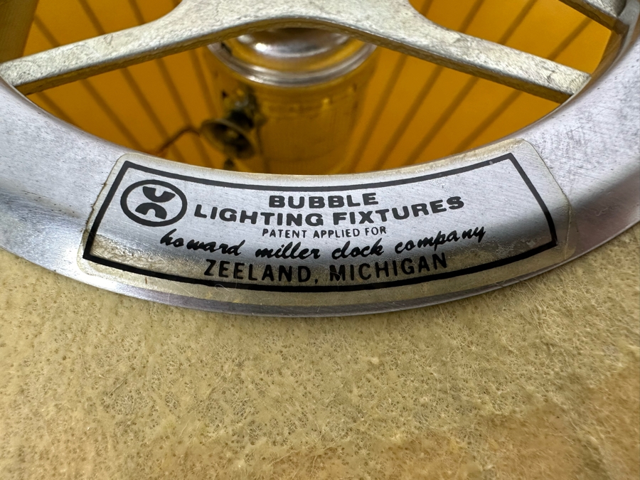 Vintage MidCentury Modern Nelson Bubble Lighting Fixtures By