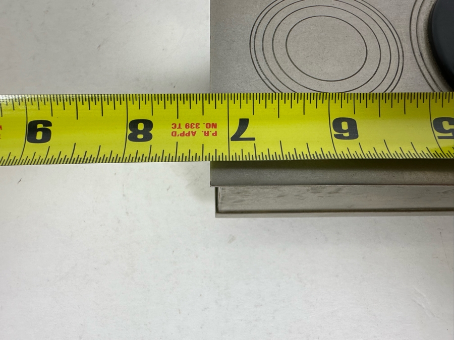 Vintage Art Deco Machine Age Metal Wood Lined Cigarette Box By Chase 7W X 3.25D X 2.75H [Photo 17]