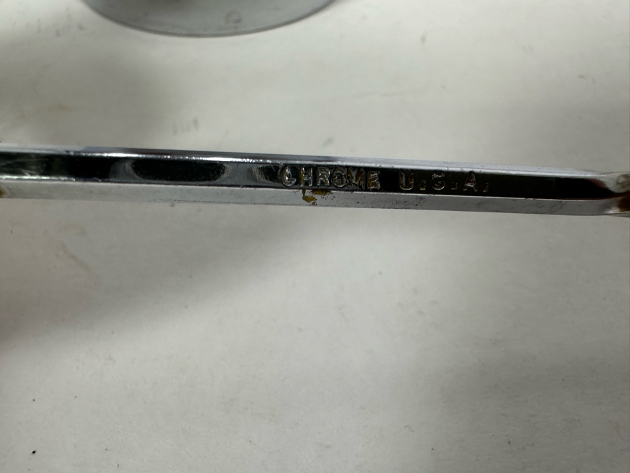 Rare Vintage Art Deco Machine Age Cocktail Mixer By Chase 9H With Spoon And Twelve Chase Footed Barware Cups 2.75W X 2H [Photo 10]