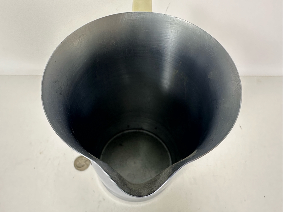 Vintage Art Deco Machine Age Pitcher With Bakelite Handle By Chase 8H [Photo 5]