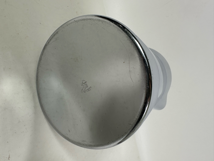 Vintage Art Deco Machine Age Pitcher With Bakelite Handle By Chase 8H [Photo 8]