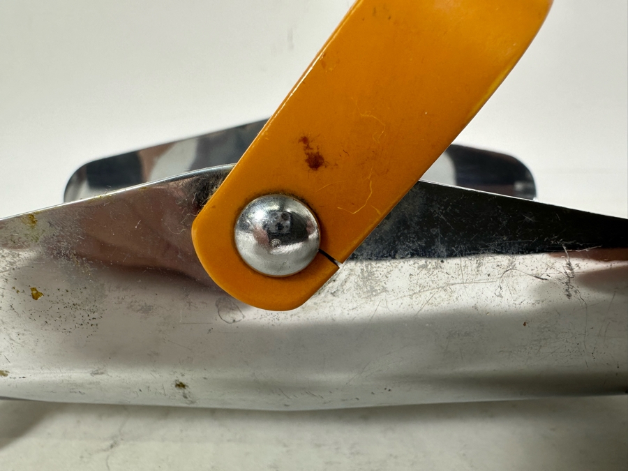 Collection Of Vintage Art Deco Chase Items Including Walter Von Nessen (1889-1943) Butter Dish With Lid For Chase, Spherical Saturn Ring Sugar By Chase, Ball Footed Napkin Holder By Chase And Lidded Box By Chase [Photo 10]