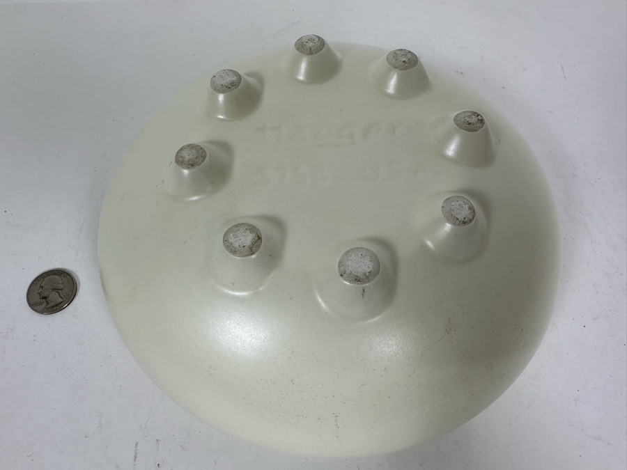 Vintage Haeger USA Pottery Footed Vase 8.5W X 3.25H [Photo 6]