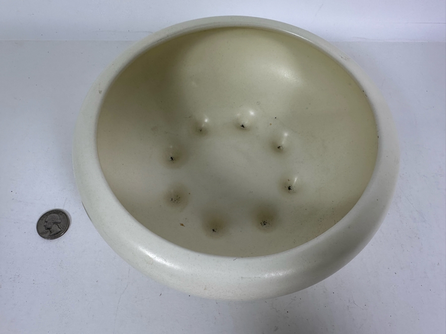 Vintage Haeger USA Pottery Footed Vase 8.5W X 3.25H [Photo 5]