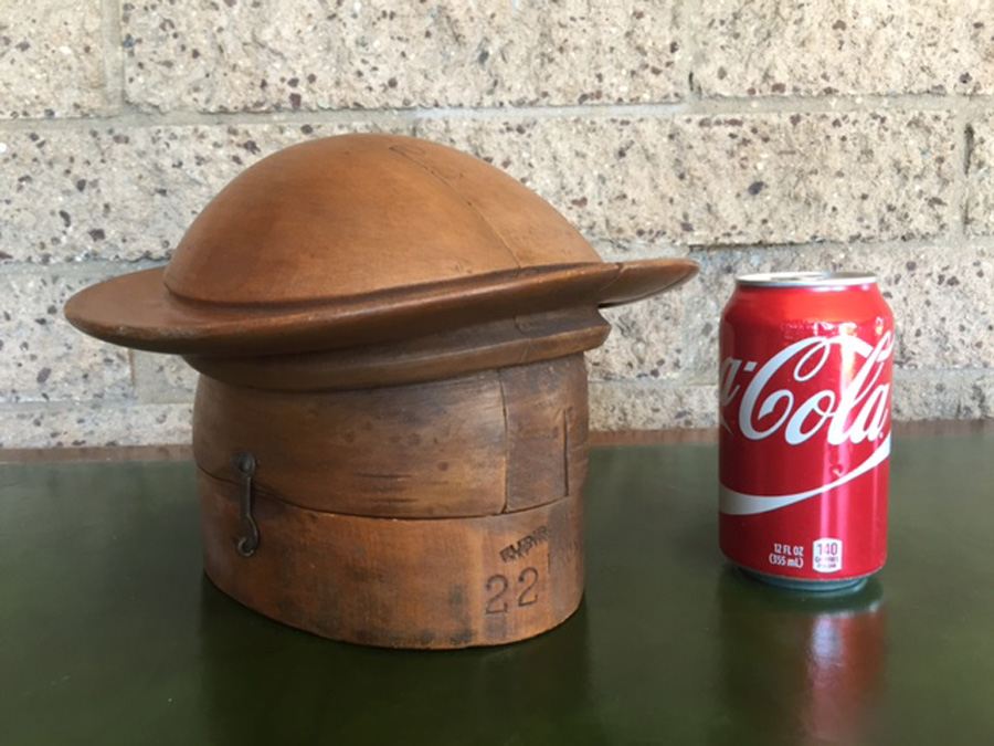 Vintage Wooden Hat Form Hat Mold - Empire Hat Blocks - 5 Piece Puzzle Block [Photo 4]