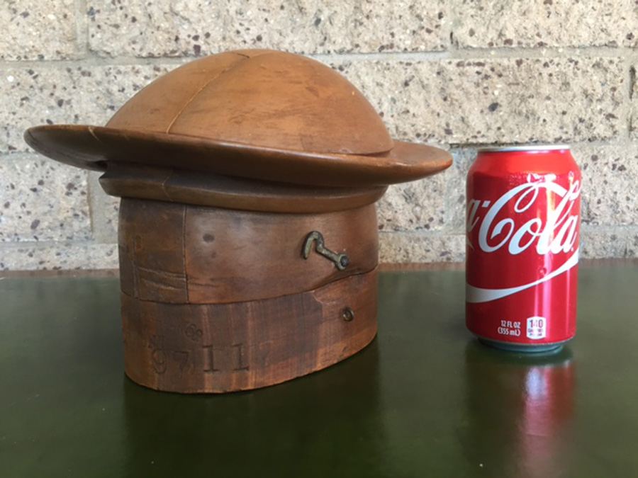 Vintage Wooden Hat Form Hat Mold - Empire Hat Blocks - 5 Piece Puzzle Block [Photo 6]