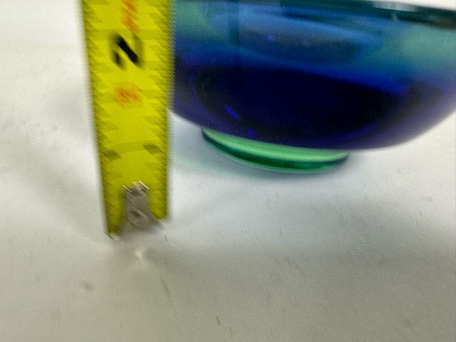 Murano Italian Art Glass Footed Bowl 6.5W X 2.5H [Photo 10]