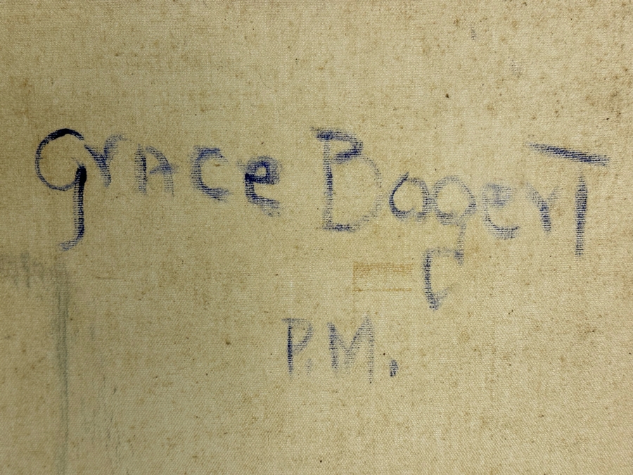 Grace Bogert Original Female Nude Painting On Canvas 24 X 36 [Photo 13]