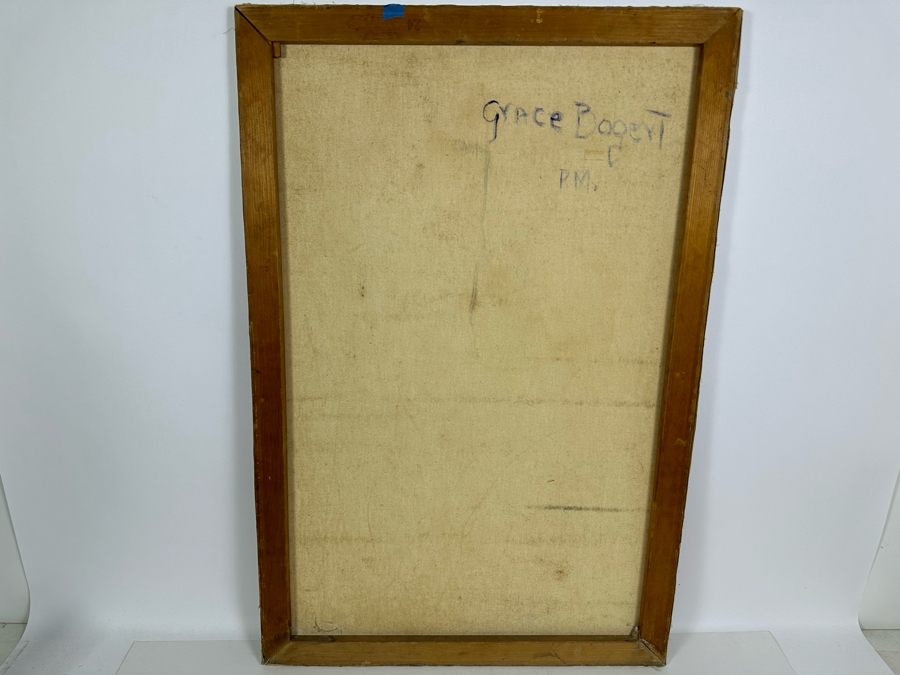 Grace Bogert Original Female Nude Painting On Canvas 24 X 36 [Photo 11]