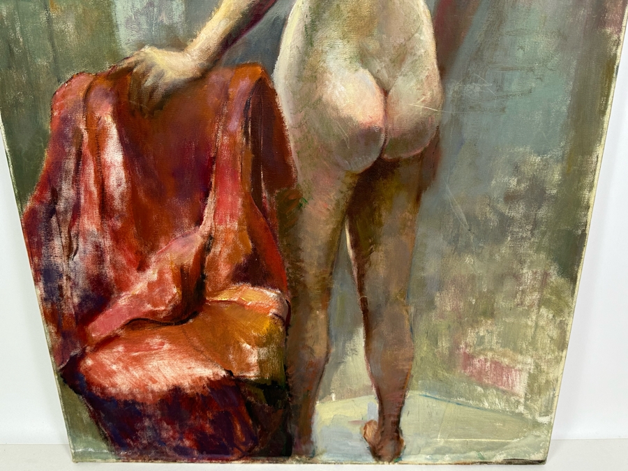 Grace Bogert Original Female Nude Painting On Canvas 24 X 36 [Photo 8]