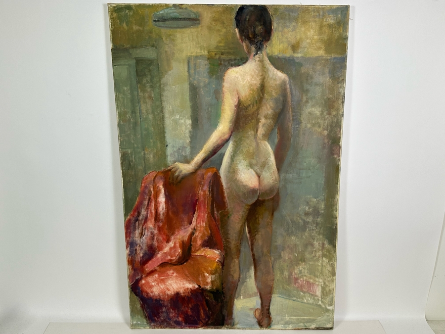 Grace Bogert Original Female Nude Painting On Canvas 24 X 36 [Photo 6]