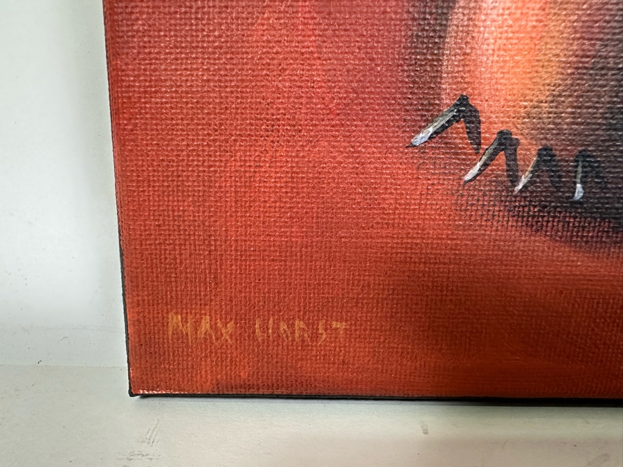 Original Max Horst Sokolowski (B. 1968, Australia) Acrylic On Canvas Painting 12 X 16 [Photo 8]