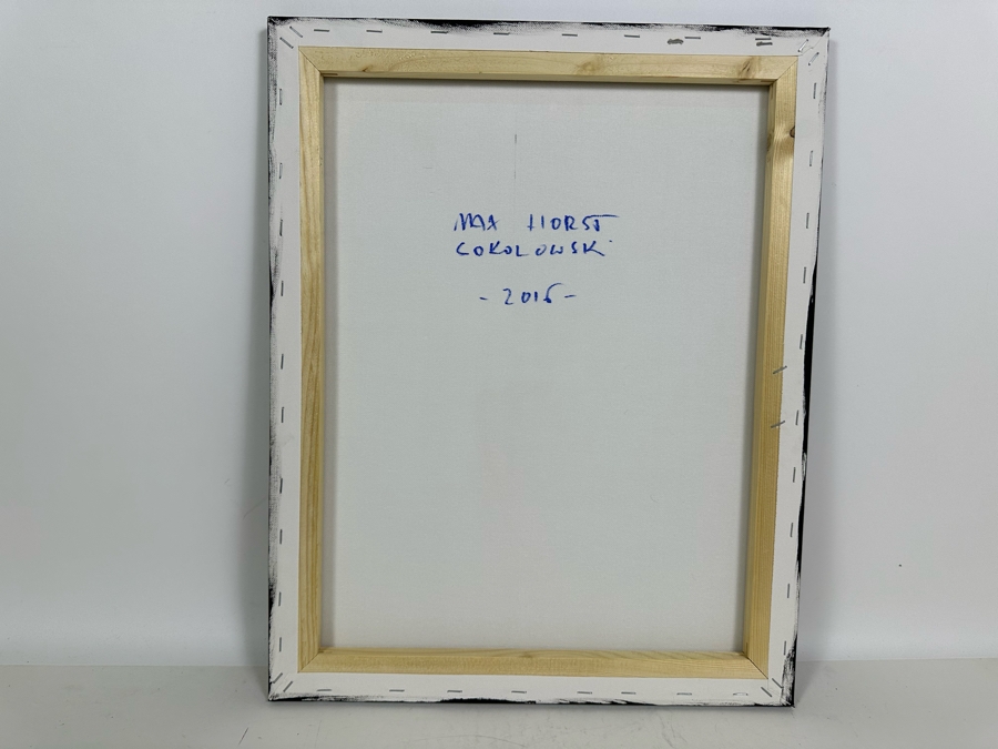 Original Max Horst Sokolowski (B. 1968, Australia) Acrylic On Canvas Painting 16 X 20 [Photo 11]