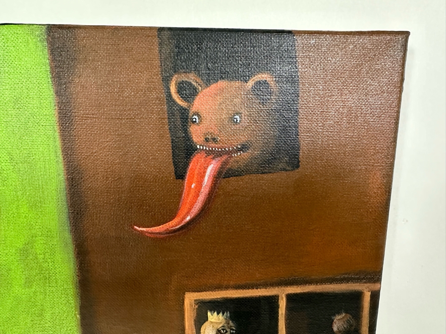 Original Max Horst Sokolowski (B. 1968, Australia) Acrylic On Canvas Painting 16 X 20 [Photo 5]