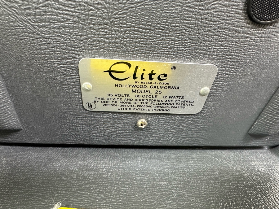 New Old Stock Relax Acizor Hollywood California Beauty Equipment Elite Model 25 14W X 11D X 5H Untested [Photo 5]