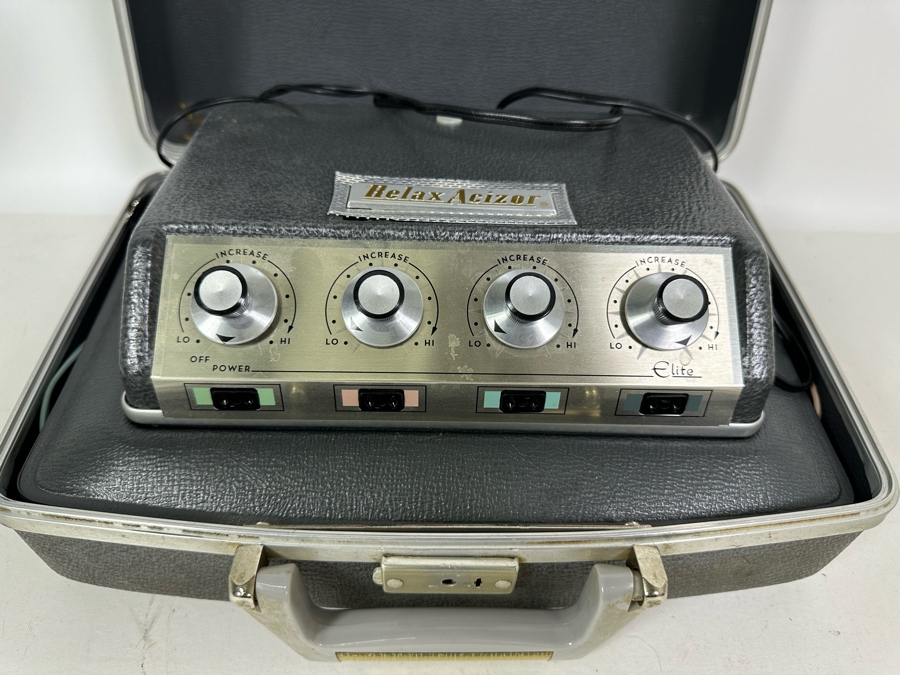 New Old Stock Relax Acizor Hollywood California Beauty Equipment Elite Model 25 14W X 11D X 5H Untested [Photo 2]