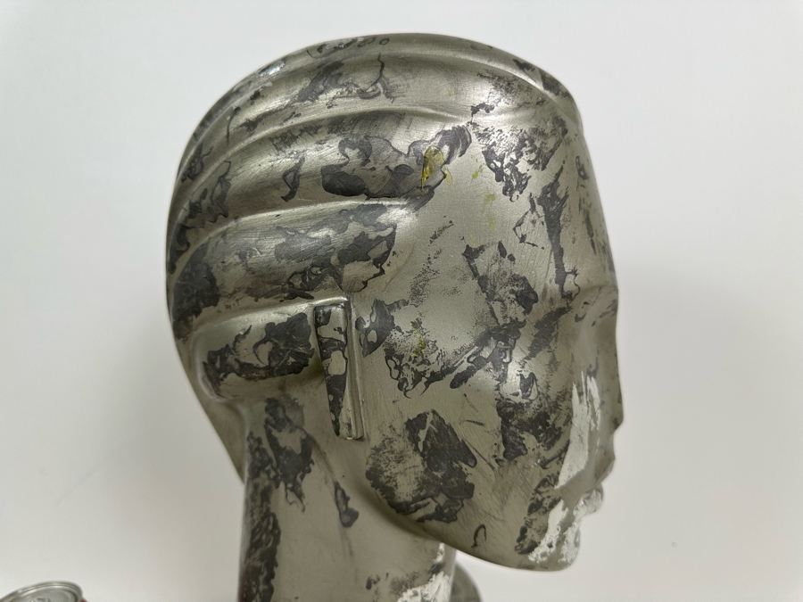 Vintage Art Deco Store Display Mannequin Bust Used For Displaying PUCCI Designer Scarves 13.5W X 5D X 17H [Photo 7]