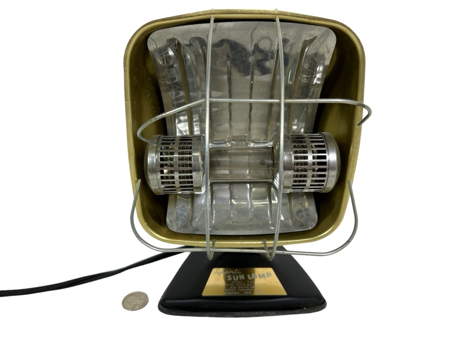 Vintage Sperti Sun Lamp Model P 108 7W X 6.5D X 9.5H Working