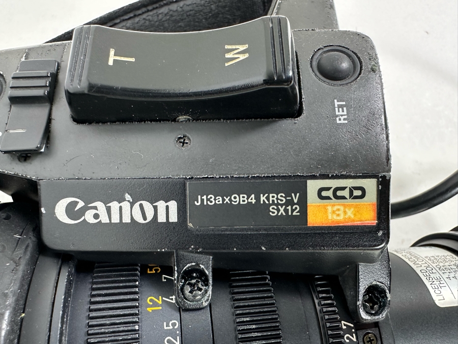 Canon J13aX9B4 KRS-V SX12 13XC CCD Image Stabilizer Broadcast Zoom Lens 12.5L [Photo 6]