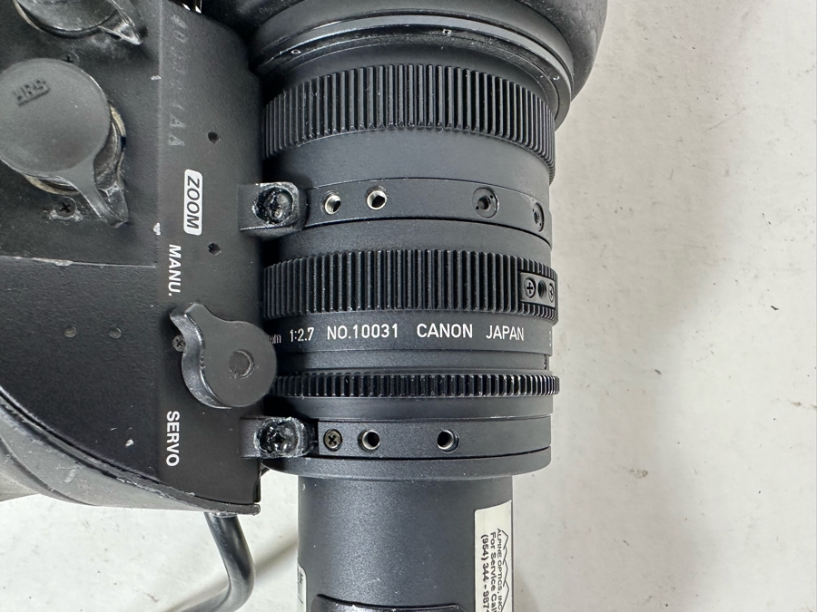 Canon J13aX9B4 KRS-V SX12 13XC CCD Image Stabilizer Broadcast Zoom Lens 12.5L [Photo 11]