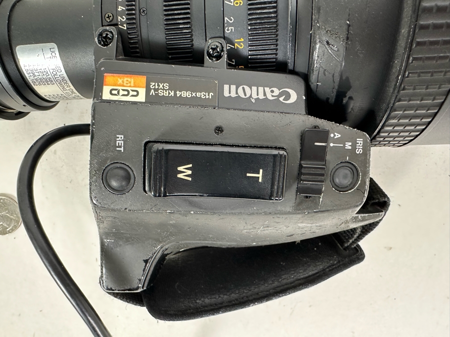 Canon J13aX9B4 KRS-V SX12 13XC CCD Image Stabilizer Broadcast Zoom Lens 12.5L [Photo 4]